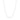 SILVER 925 MEDIUM PAPER CLIP LINK CHAIN - 60CM