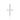 SILVER 925 TWISTED CROSS PENDANT