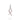 STERLING SILVER 925 BOW PENDANT FEATURING ZIRCONIAS
