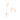 JEWELRY SET GOLD HOLLOW TULIP LARIAT (EARRING +NECKLACE)