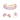 JEWELRY SET GOLD PURPLE GLOW (EARRING + BRACELET + RING)