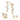 JEWELRY SET GOLD BUTTERFLY TAKEOVER (EARRING + 2 RINGS)